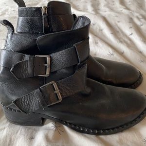 Gentle Souls leather Motorcycle Boot 8.5